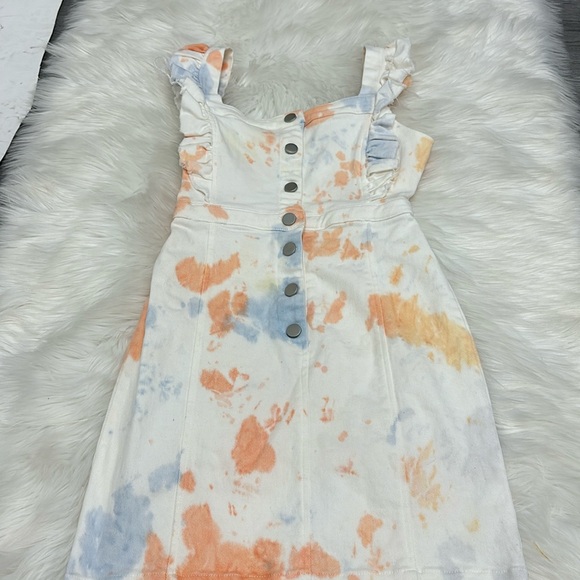 Tie dye denim dress - Picture 2 of 3